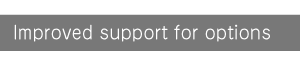Improved support for options