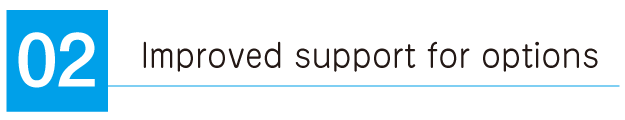 Improved support for options