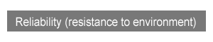 Reliability (resistance to environment)