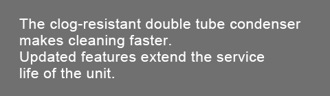 Structure resistant to clogging
